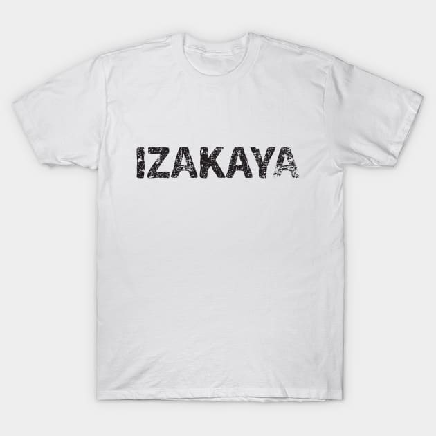 Izakaya restaurant (izakaya) japanese english - Black T-Shirt by PsychicCat